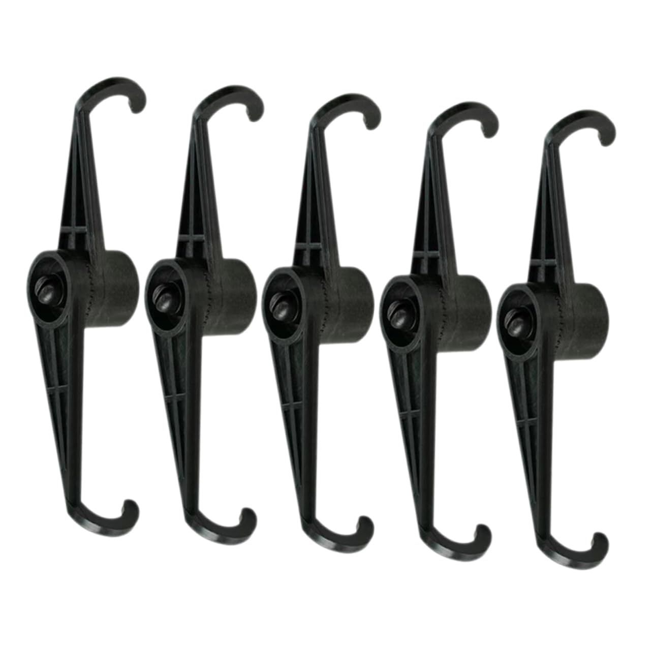 BESPORTBLE 4 Sätze Wachsen Pflanzenband Spaliere Unterstützung Gitter Gartenwerkzeuge Pflanzenclips Pflanzenaufzucht Gartenbieger Clips Für Den Innenbereich Anlage Plastik Black 5 Stück * 4