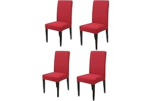 Red Chair Covers: Elevate Your Decor with Chickwin's Dining Chair Covers