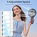 HandFan 6 Inch Handheld Fan with 4000mAh Battery 6 Speed Personal Fan, Strong Airflow, Cooling Desk Removable Base Design, 5-34H Working Time, 180° Foldable for Travel Outdoor Office Household(grey)