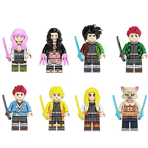 Blocs Construction Figurines D'action Jouets,8 Pièces Minifigures Calendrier L'avent Collection Personnalisées,Fête Cadeaux D'anniversaire Gâteau Pâques Compatible Lego Cover