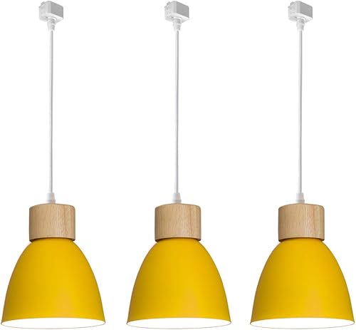 Miniatura 38 de Kiven Lámpara de pista tipo H, moderna luz colgante de pista de aureo, longitud ajustable, pedante de luz de pista para dormitorio, cocina, hogar