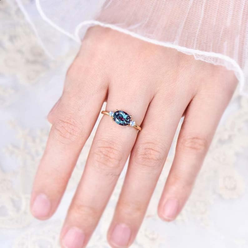 925 Sterling Silver Ring Birthstone Ring For Women Multicolor Gemstone Ring Best Gift For Handmade Statement Ring