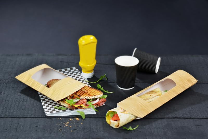 Caja de cartón ondulado para bocadillos en servicios de catering al aire libre y eventos 4