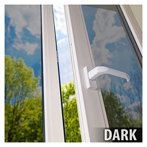 Película para ventana control solar y privacidad día plata gris 24in x 14ft miniatura 5