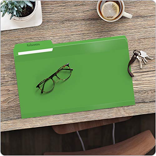 Pendaflex Reinforced File Folders, Extra Durable, Poly Reinforced Edges, Assorted Colors, Legal Size, 1/3 Cut Tabs, 24 Per Pack (86244) #TOP5