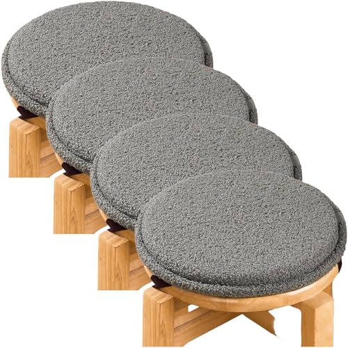 28/30/33/35/40/45cm ���E���h�`�F�A�N�b�V���� 1/2/4 �Z�b�g ? �R�t������~�߃X�c�[���p�b�h ? �o�[�X�c�[���A�_�C�j���O�`�F�A�A�r�X�g���A�ؐ��A�������̈֎q�p�̃t�H�[������V�[�g�N�b�V����(4,4pcs:40cm/16in)