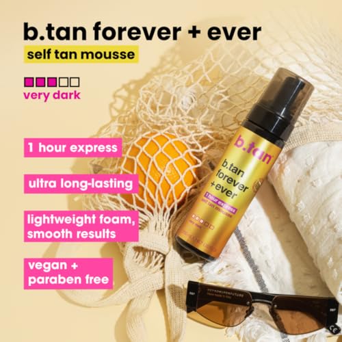 B.Tan Autoabbronzante Lunga Tenuta | Forever + Ever - Veloce, 1 Ora Di Mousse Abbronzante Senza Sole, 200Ml - 3