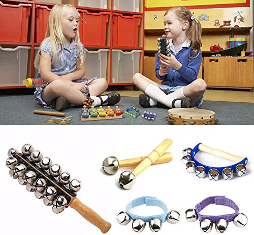 50 Pieces Jingle Bells 4/5Inch Craft Bell Bulk For Christmas Home And Pet Decorations (Silver) #TOP3