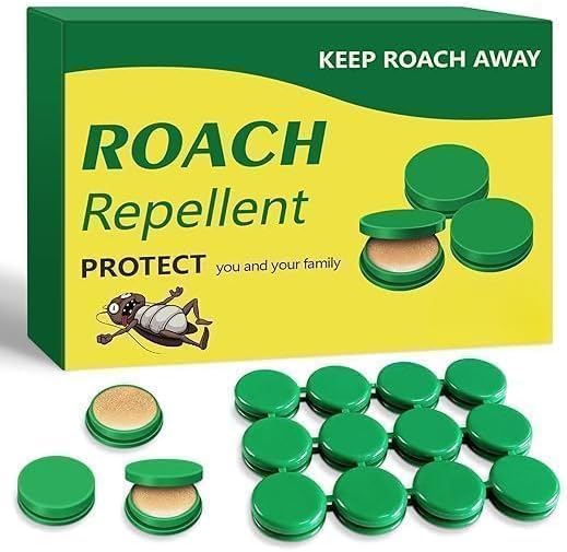 IQNEX Pack of 12 Natural Cockroach Killer Gel for Kitchens, Bathrooms, and Cabinets, Eco-Friendly Home Remedy for Indoor Cockroach Control pack of 12