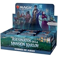 Caja de sobres de juego de Asesinatos en la mansión Karlov, de