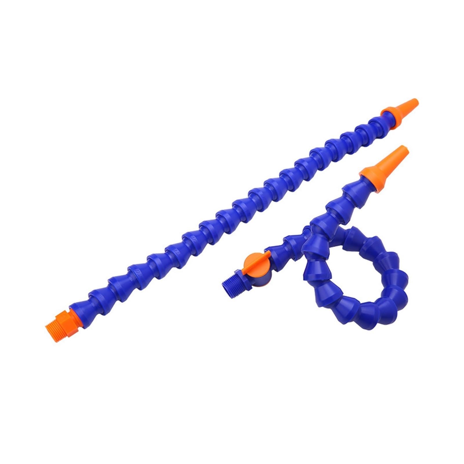 Tubo flessibile regolabile in plastica per acqua e Tubo refrigerante for tornio CNC 10 pezzi 300 mm Plastica 1/4, 3/8, 1/2 pollice(Flat No Switch,1 2 10pcs)