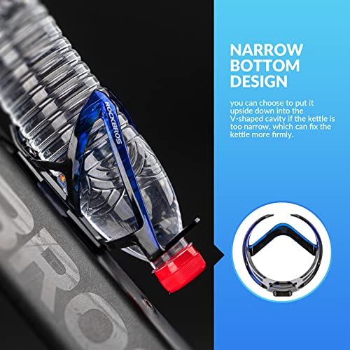 image for ROCKBROS Bike Water Bottle Holder Ultra-Light Bicycle Bottle Cages wit
