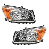 Front Headlight Headlamp Light Lamp Pair Set for 09-12 Toyota Rav4 Sport