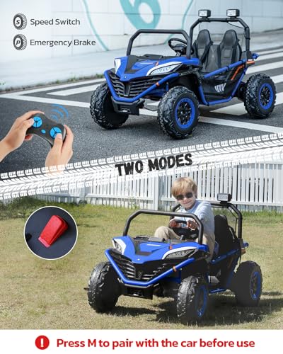 해외직구전문 쇼핑365 ELEMARA 24V 2 Seater Ride on Toys for Big Kids with Remote ...