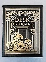 THE NEW YORK PUBLIC LIBRARY DESK REFERENCE 2002 Easton Press Leather 4th Edition B088HBRJFQ Book Cover