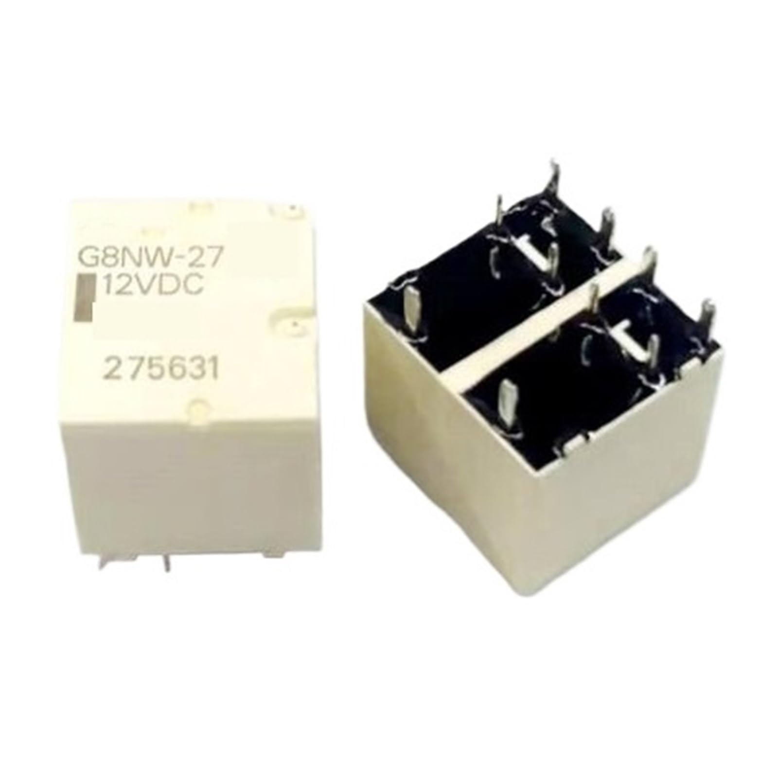 Relais G8NW-27HR 12VDC Omron pour circuit imprimé automobile - Lot de 5