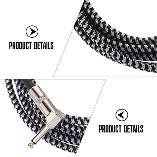 ARTIBETTER Cabo da Guitarra Direto para O Ângulo Reto 6. Cabo de 35 Mm para Instrumento de Guitarra