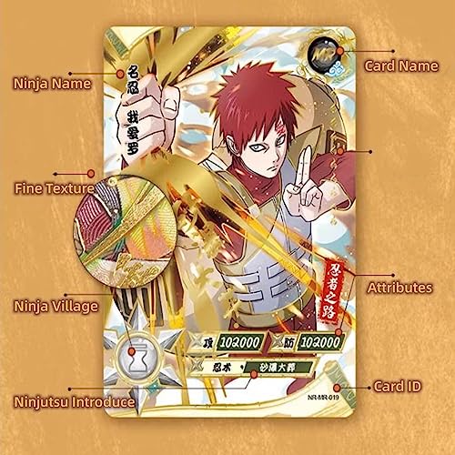 Ninja Anime Cards Booster Box Ccg Collectible Card Trading Cards Games (Tier 1 Wave 1, 12 Pack) #TOP5