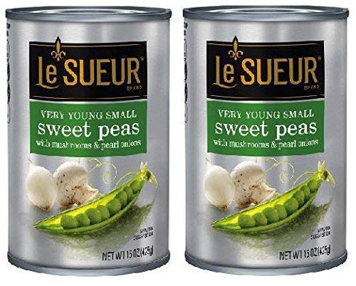 Le Sueur Young Small Peas with Mushrooms & Pearl Onions 15 Ounce