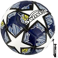 Ballon De Football Senston Taille 4 Et 5 - Officiel, PU Souple - Pour Entraînement Et Match