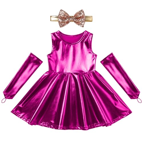 Vestido metalizado para bebé niña 12-18 meses miniatura 4