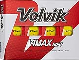 Volvik Vimax Soft Yellow Golf Balls, Dozen