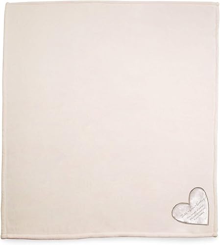 Miniatura 3 de Pavilion Gift Company La Manta de Confort 19514 Fe Esperanza Manta de Felpa, Blanca, 50 Pulgadas x 60 Pulgadas