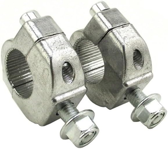 オートバイ用ハンドルバーライザーリフター 7/8'' 22mm ハンドルバーバーライザーマウントブラケットクランプテ