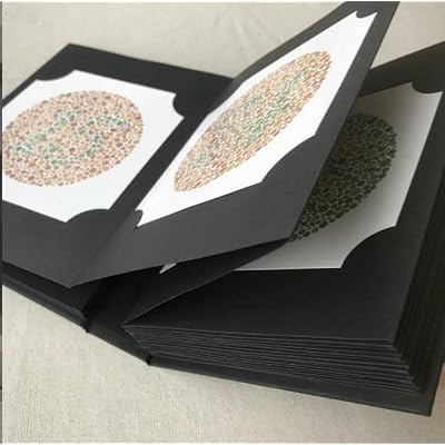Ishihara Test Chart Book for Colour Lack 38 Plates Latest Edition with User Manual and One Eye OCCLUDER
