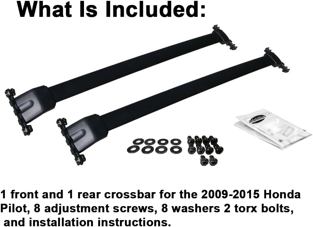 BRIGHTLINES Roof Rack Cross Bar Replacement for Honda Pilot 2009-2015