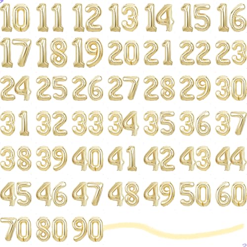Image of Champagne Gold Number 4 Balloon for 4th Birthday Decorations,40 inch Huge Light Gold 4 Birthday Balloon Foil Four Balloons for 4 Year Old Birthday Party Decoration for Girls Boys Party Supplies Favors
