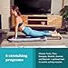 HoMedics Body Flex Back Stretching Mat with Heat, 6 Stretching Programs and 3 Intensity Levels with Removable Memory Foam Pillow for Full Body Coverage, Portable for Yoga, Athletes, Home Gym