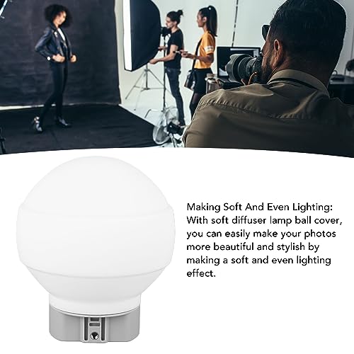 Dôme de diffusion en silicone résistant et flexible pour boule de diffuseur de lumière flash