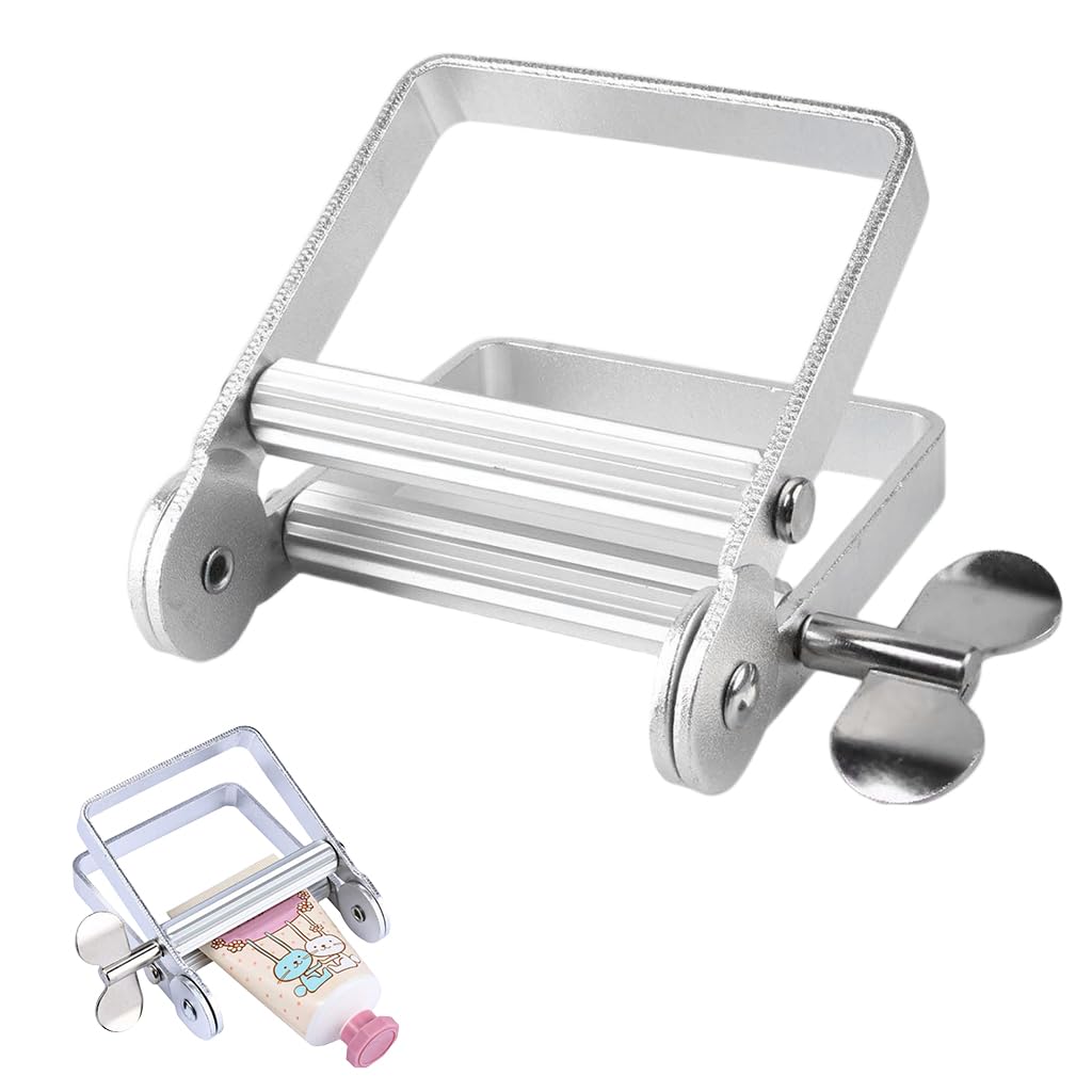 HASTHIP® Metal Tube Toothpaste Squeezer for Hairdressing Hair Color Dye Hand Cream Toothpaste-image-9