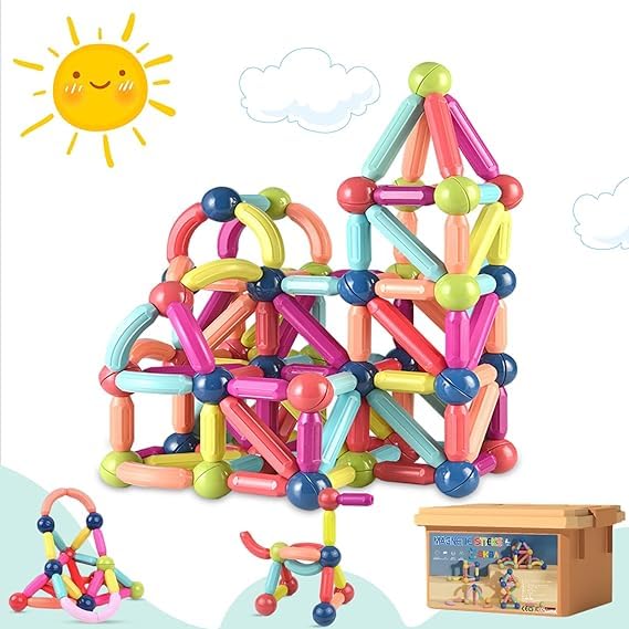 Mashes Magnetic Stick Building for Kids Toys for Girls Magnetic Toys for Boys Age 3+ Years 4 5 6 7 8 10 12 14 Old - STEM Learning Creative Brain Development Toys with Magnet Balls (32 Pieces) (B0D639T1R2) Amazon Price History, Amazon Price Tracker