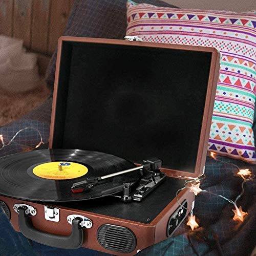 Tourne-Disque Vinyle Vintage Phonographe Rétro Platine Disque Tourne-Disque Portable Bluetooth LP - Les Beatles, Paul McCartney, John Lennon, RIngo Starr, George Harrison Tourne-Disque Vinyle Vintage Phonographe Rétro Platine Disque Tourne-Disque Portable Bluetooth LP – Image 4