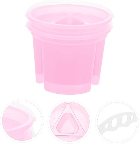 Miniatura 3 de 2 unids Lápiz Cubo Llaves Limpiador Herramientas de Limpieza Contenedores de Pintura Pincel Cuenca Cuenca Mineral Spirits Acuarela Pincel Cuenca