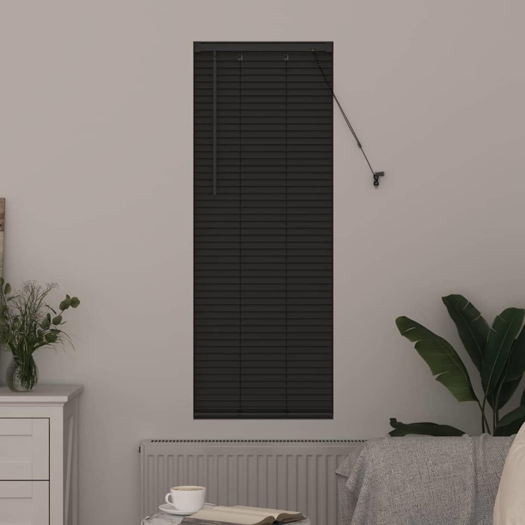 Stores vénitiens Gris foncé en Aluminium 175 x 45 cm pour fenêtres intérieures, Stores & Shades avec contrôle lumière et intimité, Stores pour fenêtres Maison, Stores sans perçage