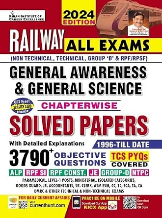 Railway ALL Exam General Awareness & General Science Solved Papers