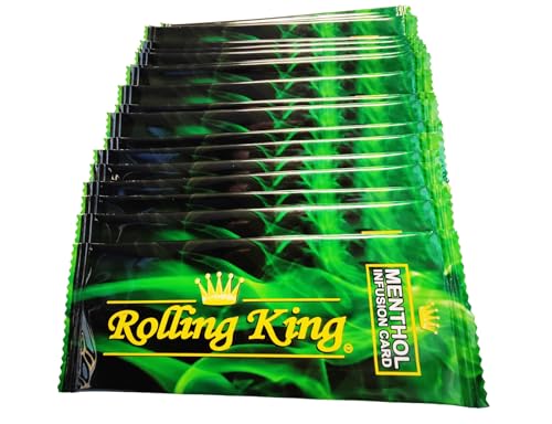 ROLLING KING Menthol Infusion Flavour Cards 25 Cards per Box