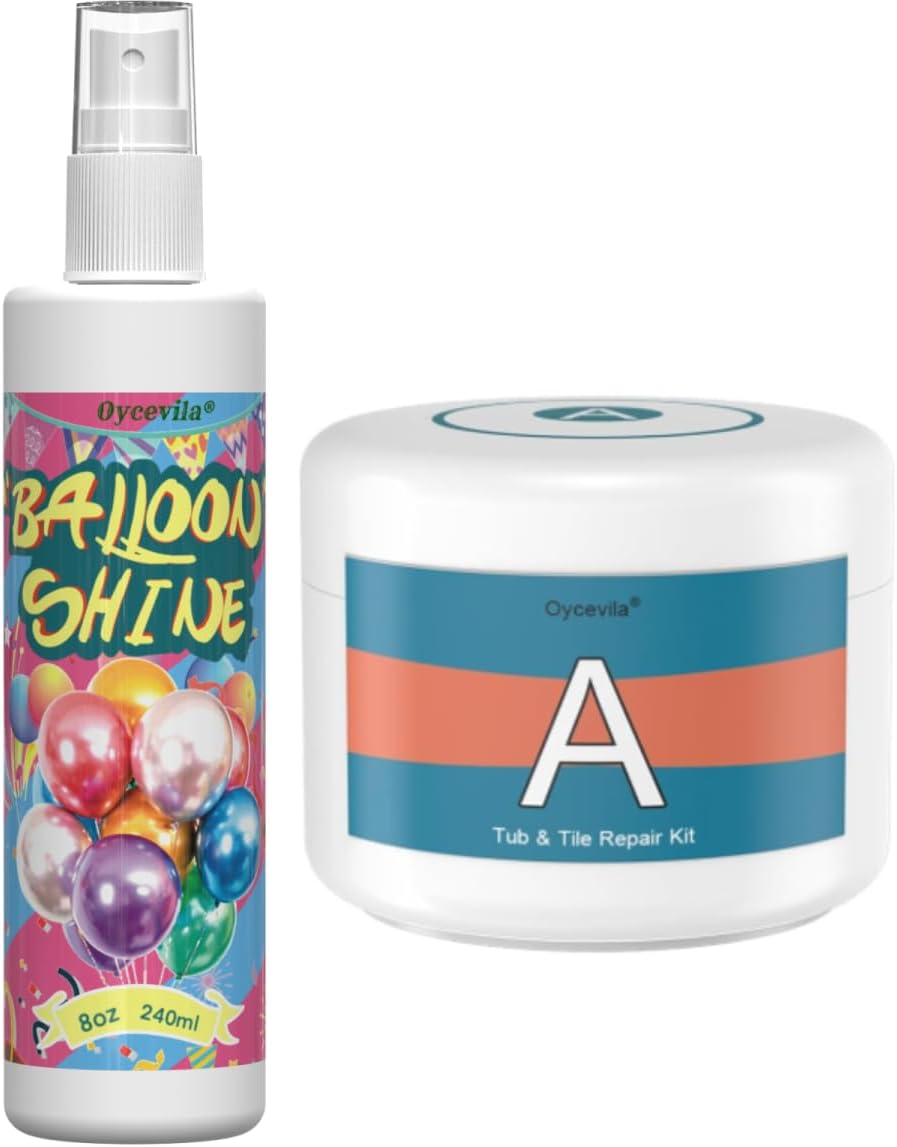 Balloon Shine Spray,Scent-Free & No-Wipe Balloon Repair kit, High Shine Spray for Decorations, Party