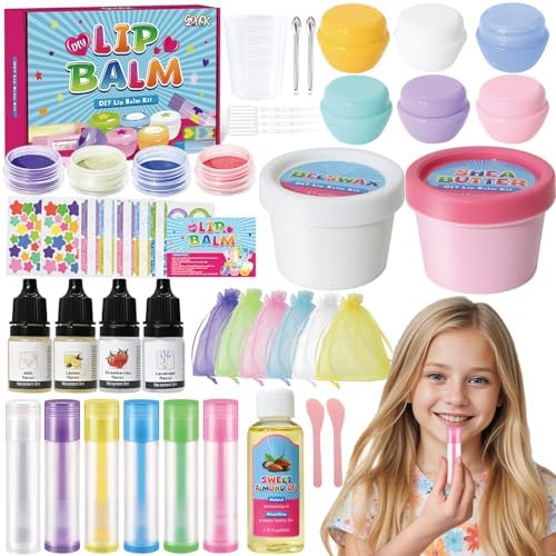 Science4you Lipstick & Lip Gloss Making Kit For Girls Age 8+ – 7 Beauty Activities, Make Your Own Lip Balm