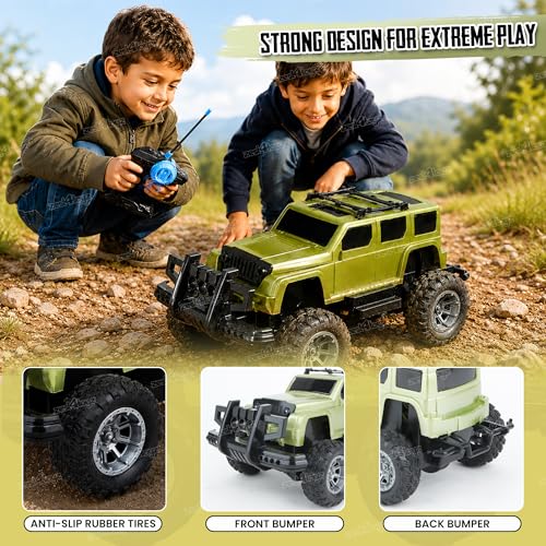 Image of Zest 4 Toyz Remote Control Car Toy for Kids | High Speed Rechargeable RC Car | Remote Control Jeep Cars for Boys and Girls | Birthday Gift for Kids - Asst
