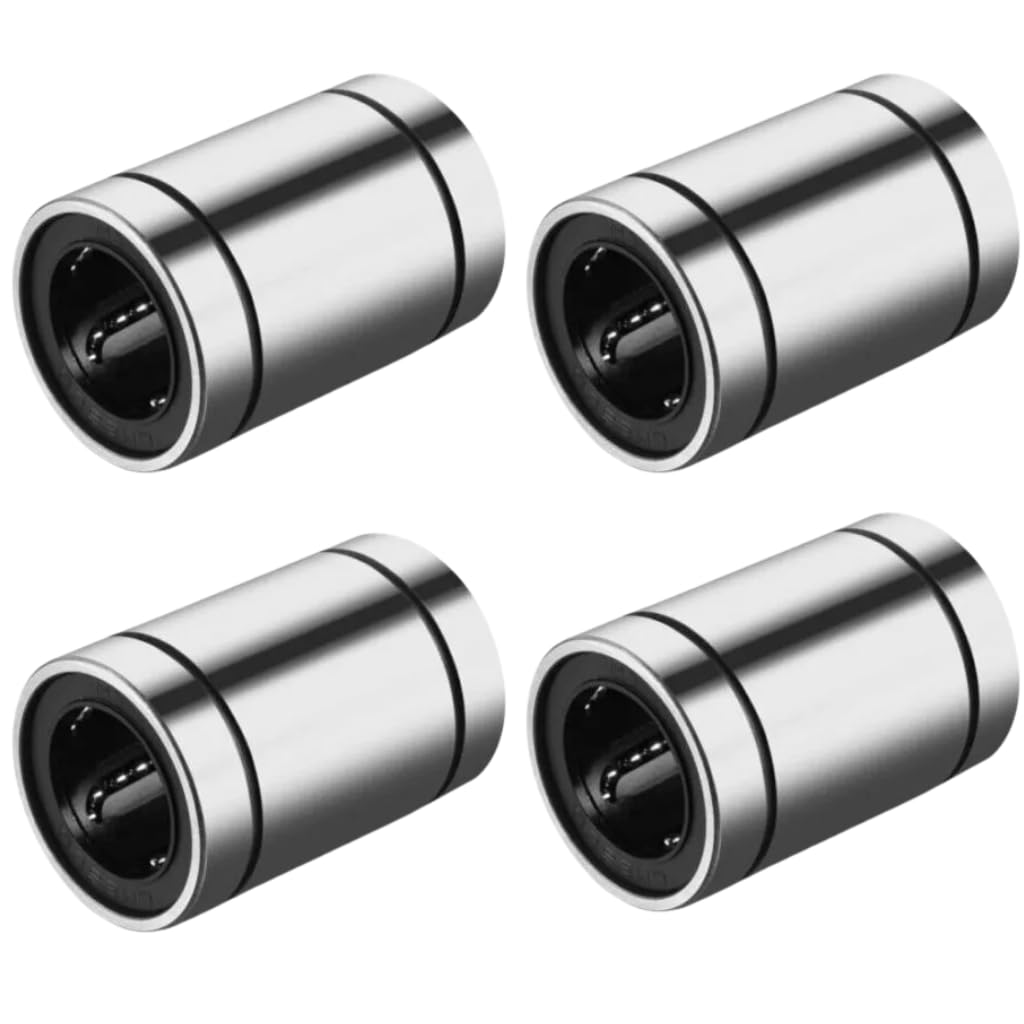 LM20UU (20x32x42) mm Linear Motion Bearing| Linear Ball Bushing for CNC, 3D Printer, Robotics & DIY Sliding Applications Pack of 4-image-23