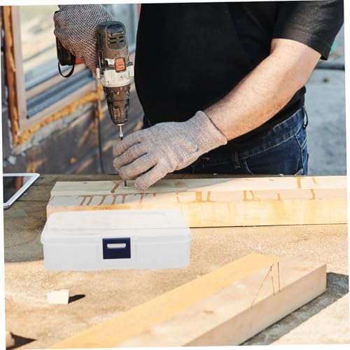 Multifunctional Storage Organizer Box for Saw Blades and Small Parts Transparent Lids — 사진 2