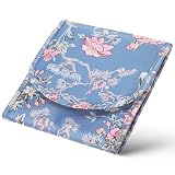 HAKIDZEL Portagioie da Viaggio in Tela Scomparti Divisi, Borsa Compatta e Portatile per Uso Quotidiano e Viaggi, Design Elegante Vari Scomparti e Slot