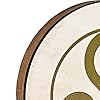 Sonic Energy 16“ Hand Drum – Triskele design – Wooden Frame Drum for Meditation, Sound Journeys, Percussion – Shamanic instrument with goat skin (HD16WB-TR) #3