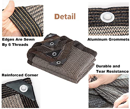 Abrotain Balcony Privacy Screen Fence Covering Privacy 3'3"X9'9" Shade Cloth Outdoor Patio Porch Screen Mesh Apartments Railing Cover Wind Block For Patio Backyard Deck Porch Railing #TOP4