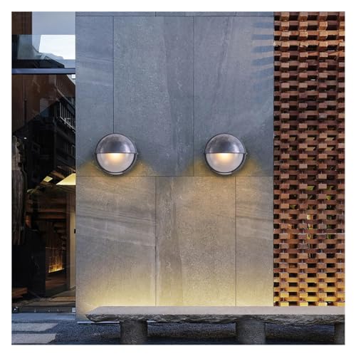 Applique LED IP65 à culot E27 avec diffuseur en verre hermétique - 6