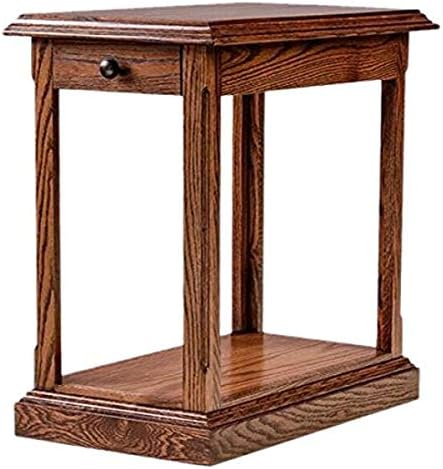 Forest Designs Traditional End Table, 14" W x 20" H x 24" D, Unfinished Oak